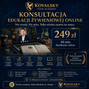 Edukacja żywieniowa - zajęcia indywidualne online