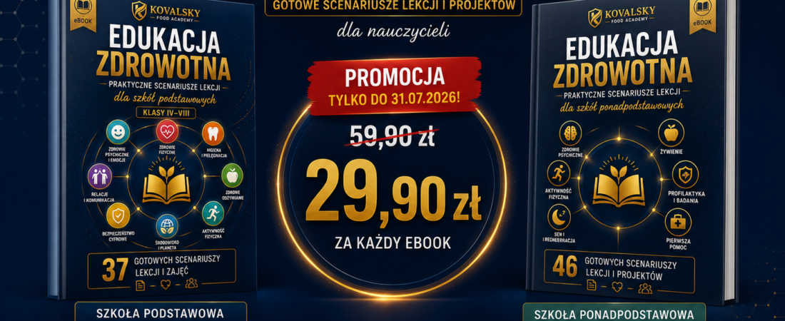 Edukacja zdrowotna w szkole – gotowe scenariusze lekcji w promocji do 31 lipca 2026 roku